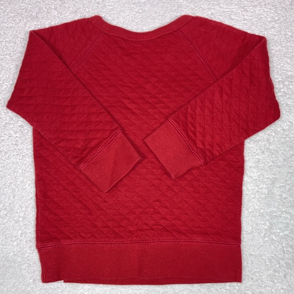 Disney gap Mickey Mouse red quilted loom sweatshirt 2t - Picture 6 of 8